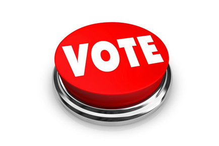 Bouton rouge-vote